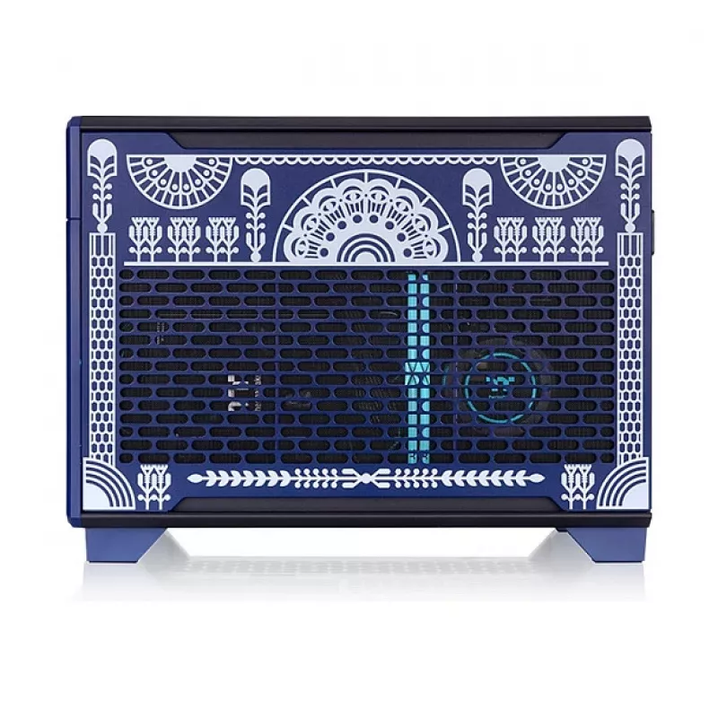 Thermaltake TR100 Koralie Edition Cobalt Blue Mini-ITX SFF korpusas su PCIe 4.0 keltuvu - CA-11A-00SPNN-AR