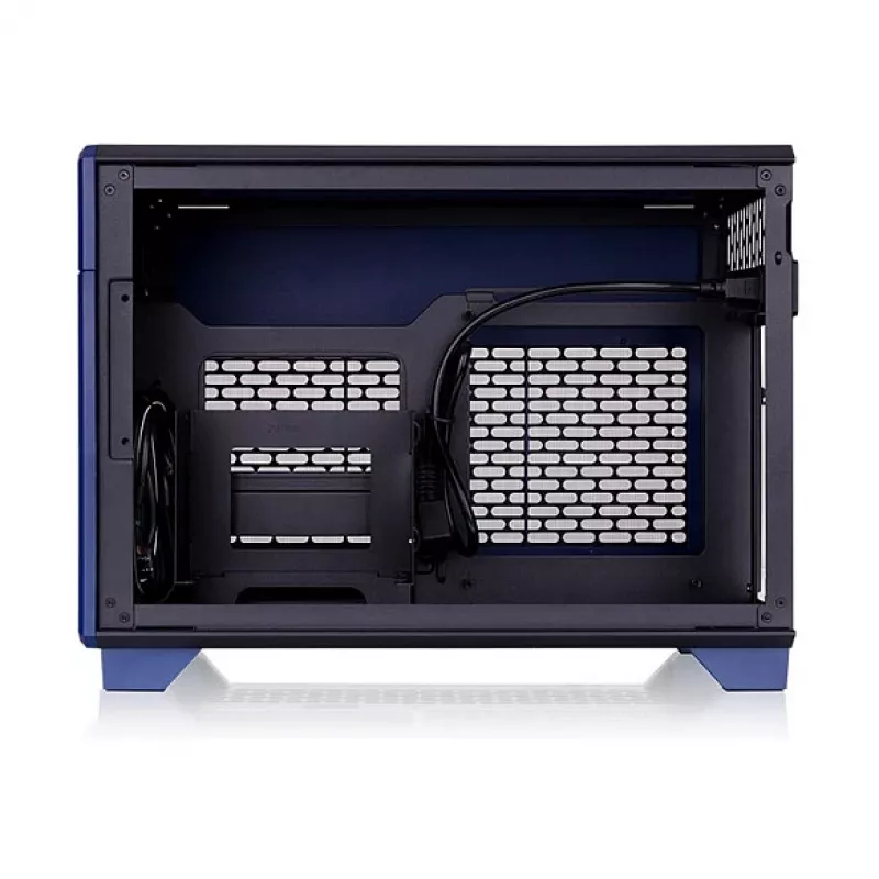 Thermaltake TR100 Koralie Edition Cobalt Blue Mini-ITX SFF korpusas su PCIe 4.0 keltuvu - CA-11A-00SPNN-AR