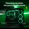 ENDORFY Fishtank 6000 Flex vidutinis bokštinis kompiuterio korpusas – juodas, dvigubas grūdintas stiklas, USB-C, E-ATX, paruoštas galiniam jungimui (be ventiliatorių)