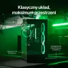 ENDORFY Fishtank 6000 Flex vidutinis bokštinis kompiuterio korpusas – juodas, dvigubas grūdintas stiklas, USB-C, E-ATX, paruoštas galiniam jungimui (be ventiliatorių)