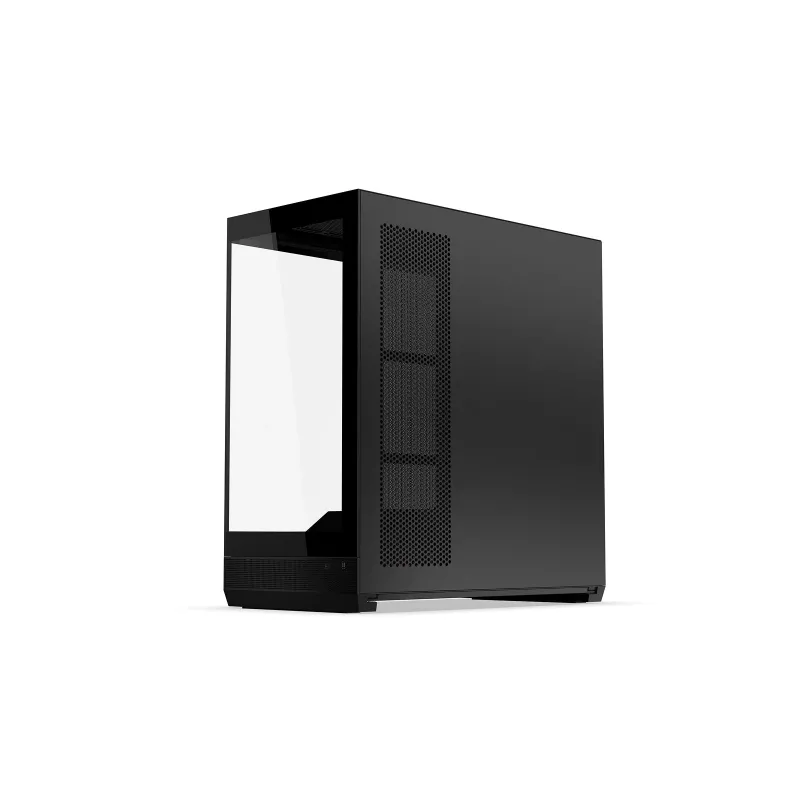 ENDORFY Fishtank 6000 Flex vidutinis bokštinis kompiuterio korpusas – juodas, dvigubas grūdintas stiklas, USB-C, E-ATX, paruoštas galiniam jungimui (be ventiliatorių)