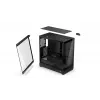 ENDORFY Fishtank 6000 Flex vidutinis bokštinis kompiuterio korpusas – juodas, dvigubas grūdintas stiklas, USB-C, E-ATX, paruoštas galiniam jungimui (be ventiliatorių)
