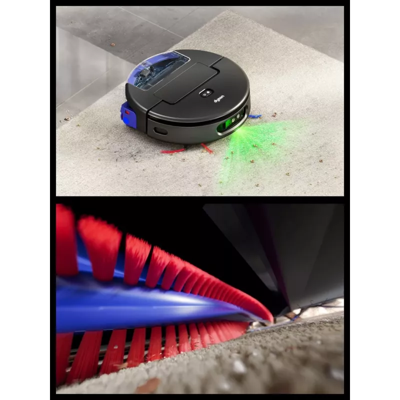 Dyson Spot+Scrub Ai šlapio ir sauso valymo robotas dulkių siurblys 586183-01 Juodas