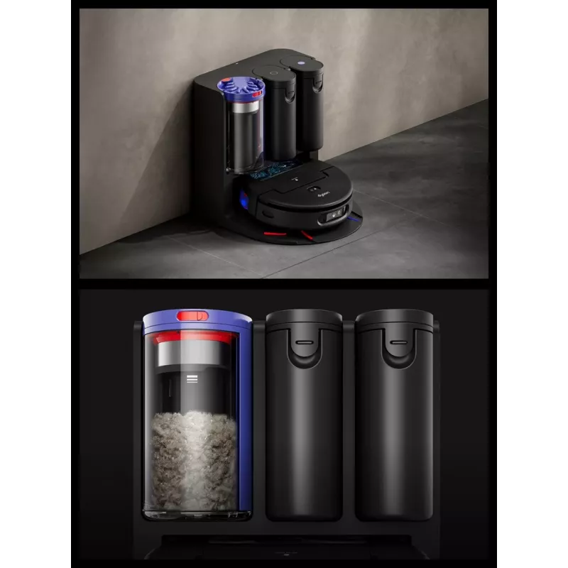 Dyson Spot+Scrub Ai šlapio ir sauso valymo robotas dulkių siurblys 586183-01 Juodas