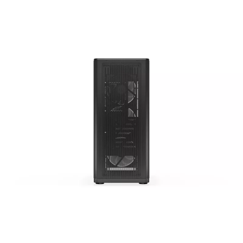 ENDORFY Ventum 400 Air ATX korpusas – juodas, grūdintas stiklas, 4x Stratus 120 PWM ventiliatoriai, USB-C