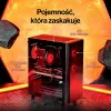 ENDORFY Ventum 400 Air ATX korpusas – juodas, grūdintas stiklas, 4x Stratus 120 PWM ventiliatoriai, USB-C
