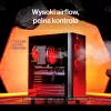 ENDORFY Ventum 400 Air ATX korpusas – juodas, grūdintas stiklas, 4x Stratus 120 PWM ventiliatoriai, USB-C