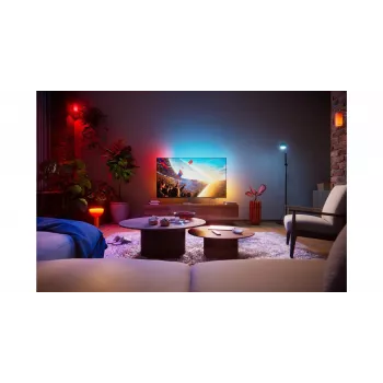 Philips 43PUS8001/12 43 colių (108 cm) 4K Ultra HD LED Ambilight Smart TV, 3840x2160, Titan OS, Dolby Atmos, HDR10+, Juoda