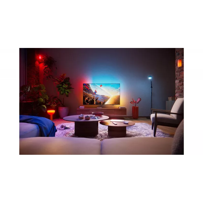 Philips 50PUS8001/12 50 colių (126 cm) 4K Ultra HD Ambilight LED išmanusis televizorius, 3840 x 2160, Titan OS, 3-pusis Ambilight, HDR10+, Dolby Atmos & DTS:X