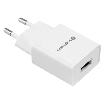 everActive SC-200 USB-A sieninis įkroviklis 2.4A 12W Baltas