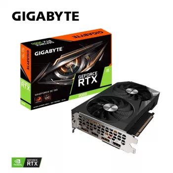 Gigabyte GeForce RTX 3060 WINDFORCE OC 12G (rev. 2.0) NVIDIA 12 GB GDDR6 Graphics Card GV-N3060WF2OC-12GD2.0