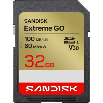 „SanDisk Extreme GO“ SDHC 32 GB UHS-I U3 V30 SDSDXGN-032G-GNCIN R100/W60 MB/s