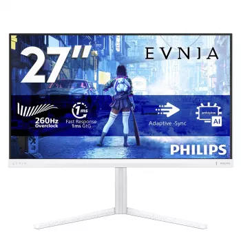 Philips Evnia 5000 27M2N5201P/00 27 inch FHD Fast IPS 260Hz 1ms Gaming Monitor