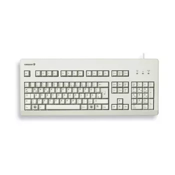 CHERRY G80-3000 mechaninė klaviatūra G80-3000LXCEU-0 MX Brown pilno dydžio US/International PS/2+USB šviesiai pilka
