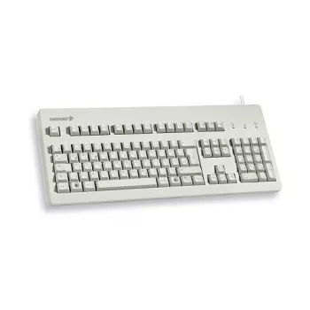 CHERRY G80-3000 mechaninė klaviatūra G80-3000LXCEU-0 MX Brown pilno dydžio US/International PS/2+USB šviesiai pilka