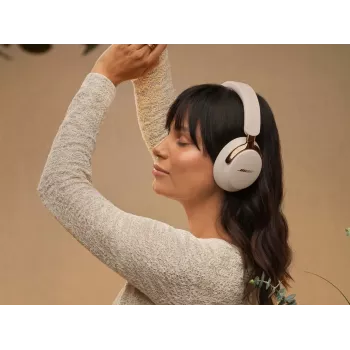 Bose QuietComfort Ultra Headphones 2nd Gen 890101-0500 – Belaidės ausinės su ANC, erdviniu garsu, 24 h baterija, Cream