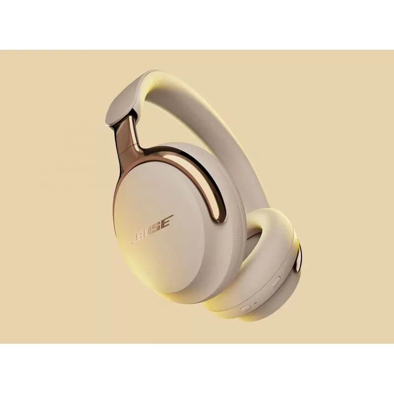 Bose QuietComfort Ultra Headphones 2nd Gen 890101-0500 – Belaidės ausinės su ANC, erdviniu garsu, 24 h baterija, Cream
