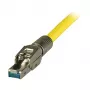 EFB Elektronik 88035.2 RJ45 Cat.8 Class I lauke montuojamas kištukas, AWG22-27, cinko liejiniu ekranuotas