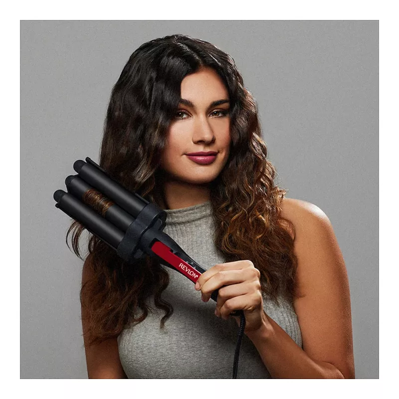 Revlon RVIR3056UKE Hot Air Brush – juoda/raudona