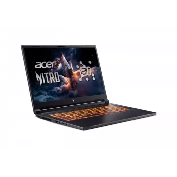 Acer Nitro V 17 AI ANV17-61 žaidimų nešiojamasis kompiuteris, 17,3 inch QHD 165Hz, AMD Ryzen AI 7 350, 16GB DDR5, 1TB PCIe SSD, NVIDIA GeForce RTX 5060, Windows 11 Pro, Obsidian Black