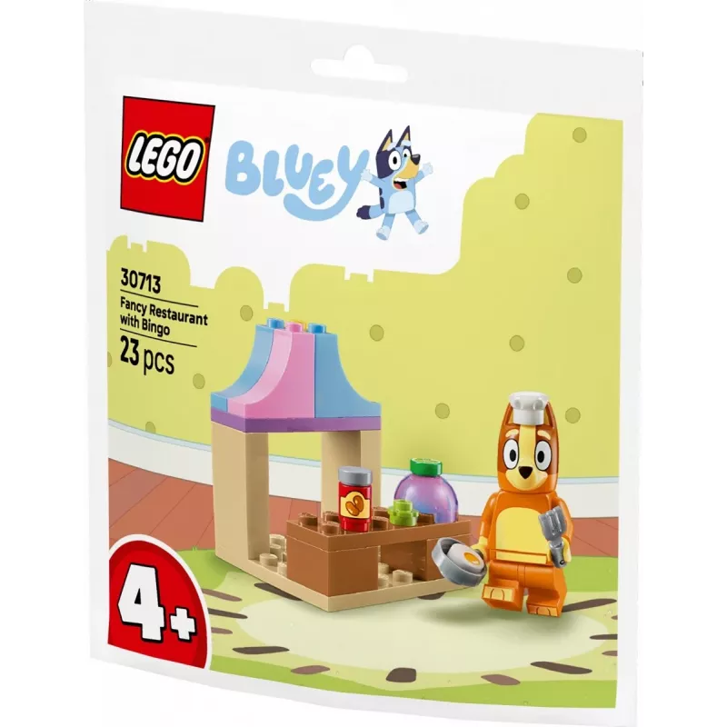 LEGO Bluey 30713 Fancy Restaurant su Bingo mini-build polybag