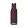 ASOBU Wireless Beat Izoliuotas Nerūdijančio Plieno Butelis su Bluetooth Garsiakalbiu 0,5 L Raudonas