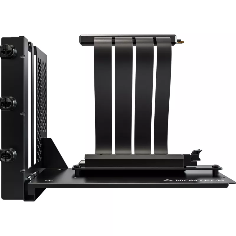 MONTECH Vertikalaus GPU montavimo rinkinys PCIe 4.0 keltuvas 20 cm juodas