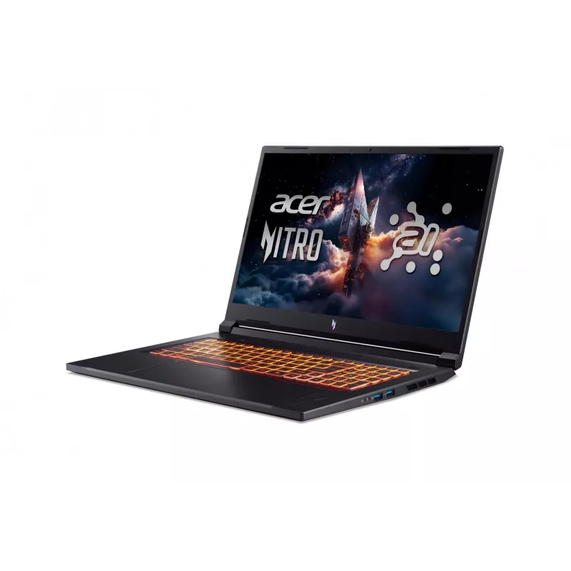 Acer Nitro V 17 ANV17-41 nešiojamas kompiuteris žaidimams - AMD Ryzen 7 260, 16GB DDR5, 1TB SSD, RTX 5060, 17,3 inch WQHD, Windows 11 Pro