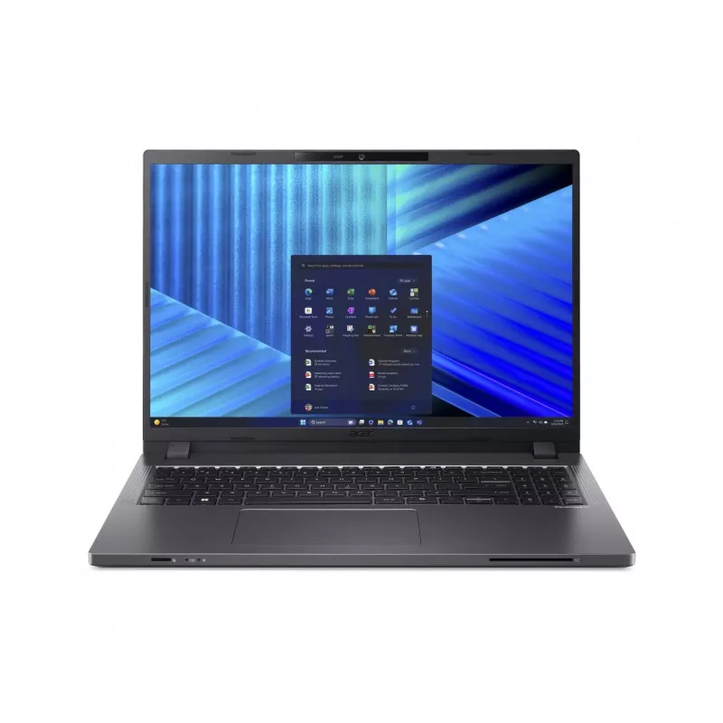 Acer TravelMate P2 TMP216-71-G3-TCO 16 inch WUXGA IPS nešiojamas kompiuteris Intel Core Ultra 5 125H 16GB RAM 512GB SSD Windows 11 Pro pirštų atspaudų skaitytuvas išmaniosios kortelės skaitytuvas 3 metų On-Site NBD garantija
