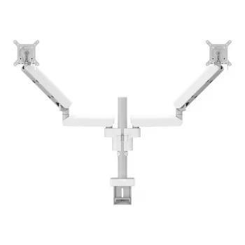 Vogels MOMO 4237 Dvigubas Monitorių Stovas Ant Stalo – Baltas