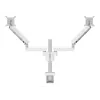 Vogels MOMO 4237 Dvigubas Monitorių Stovas Ant Stalo – Baltas