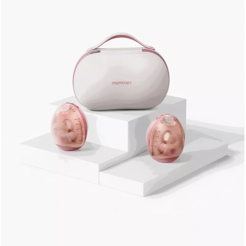 MOMCOZY AIR 1 Ultra-Slim Wearable Breast Pump BP335 – belaidis, nešiojamas pientraukis, 2 režimai, 9 lygiai, 150 ml