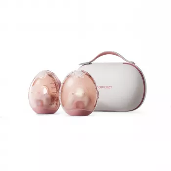 MOMCOZY AIR 1 Ultra-Slim Wearable Breast Pump BP335 – belaidis, nešiojamas pientraukis, 2 režimai, 9 lygiai, 150 ml