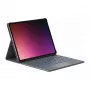 Inateck klaviatūra, skirta iPad Air 13 colių / iPad Pro 12,9 colių, QWERTZ išdėstymas, kosminė pilka, Bluetooth 5.2, su foniniu apšvietimu ir valdymo kilimėliu