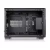 Thermaltake TR200 WS Super Mini Tower korpusas, juodas/medis, grūdintas stiklas