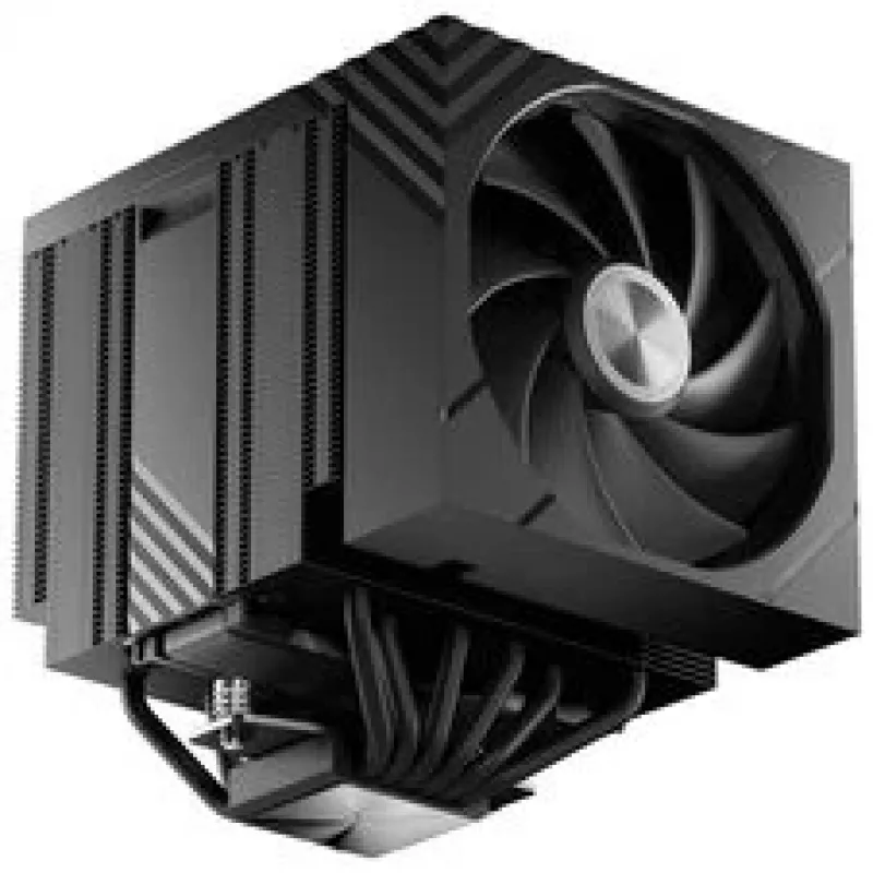 TRYX TURRIS T620 CPU Air Cooler, Dual-Tower, su 5 colių ekranu - 140mm, juodas