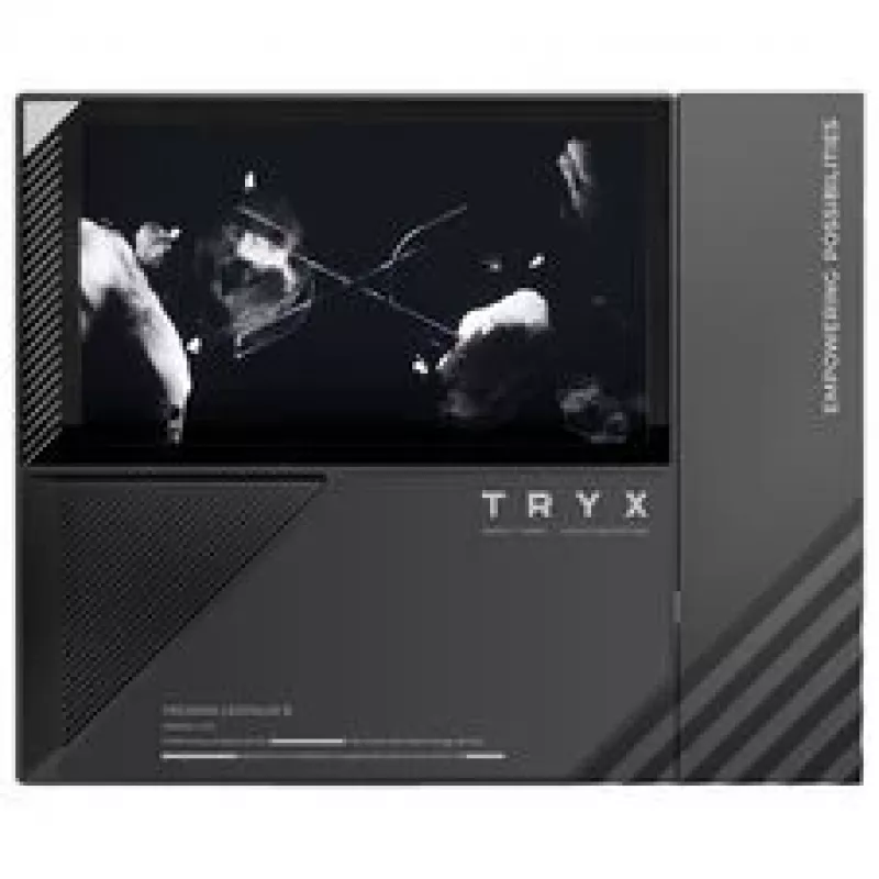 TRYX TURRIS T620 CPU Air Cooler, Dual-Tower, su 5 colių ekranu - 140mm, juodas