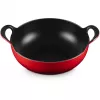 Le Creuset ketaus balti puodas 24 cm vyšninė raudona