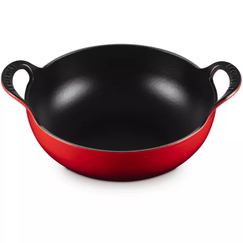 Le Creuset ketaus balti puodas 24 cm vyšninė raudona