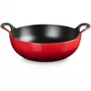 Le Creuset ketaus balti puodas 24 cm vyšninė raudona