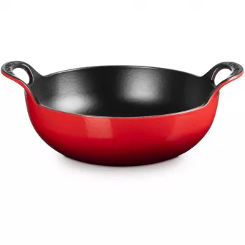 Le Creuset ketaus balti puodas 24 cm vyšninė raudona