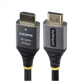 StarTech.com 1,5 m Premium High Speed HDMI 2.0 laidas – 4K 60 Hz – juodas/sidabrinis