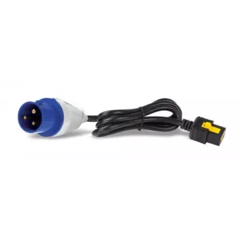 APC maitinimo laidas IEC 60309 16A (M) – IEC 60320 C19 – 16 A – 3,0 m – užrakinamas – juodas – P/N: SMT2200I-AR, SMT2200R2I-AR, SMT3000I-AR, SMT3000R2I-AR, SRT1500XLI, SRT2200XLI-KR (AP8758)
