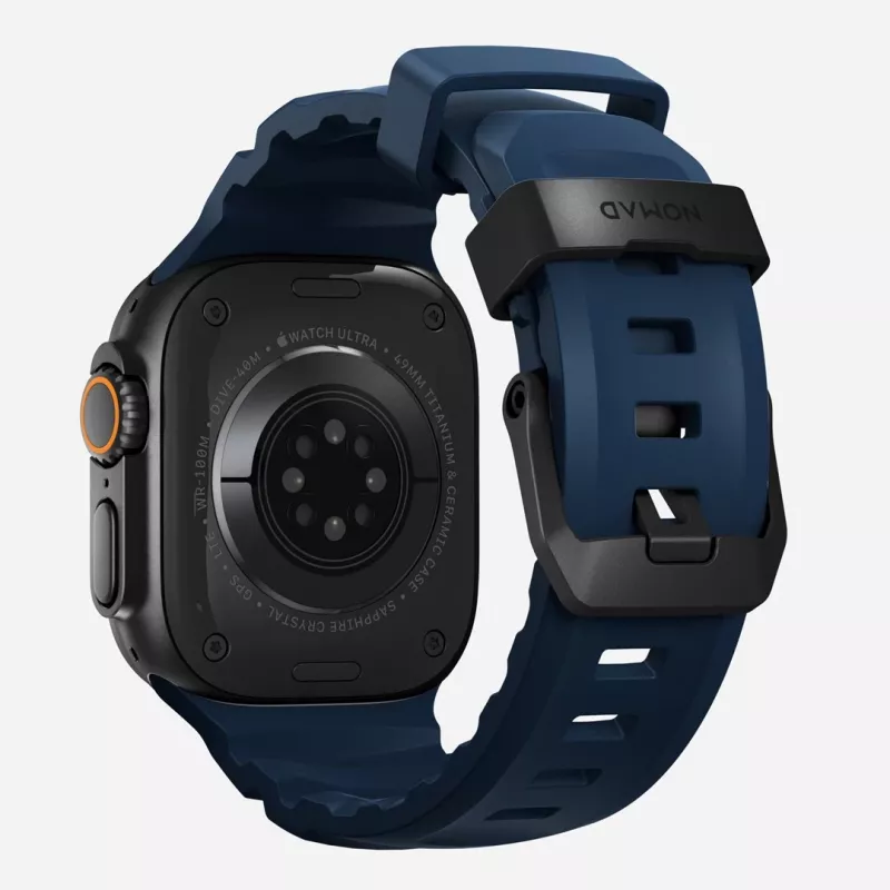 NOMAD Rocky Point Band, skirta Apple Watch 46mm/49mm, Navy/Black