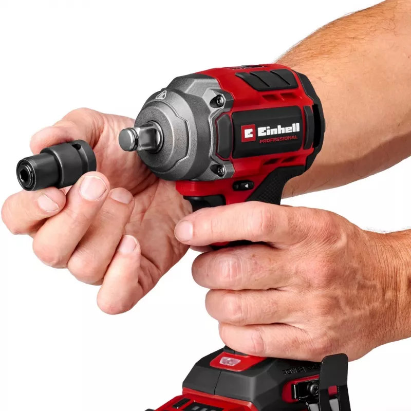 Einhell Professional TP-CW 18/350-C Li BL akumuliatorinis smūginis veržliaraktis 18V 350Nm (tik įrankis) raudonas/juodas