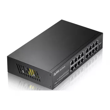 ZyXEL GS1100-16E 16 prievadų Gigabit nevaldomas metalinis tinklo jungiklis