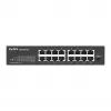 ZyXEL GS1100-16E 16 prievadų Gigabit nevaldomas metalinis tinklo jungiklis