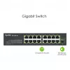 ZyXEL GS1100-16E 16 prievadų Gigabit nevaldomas metalinis tinklo jungiklis