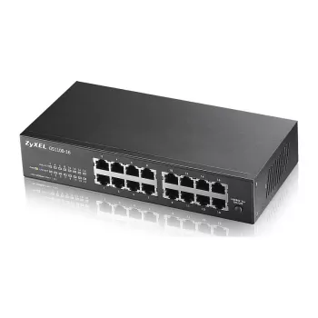 ZyXEL GS1100-16E 16 prievadų Gigabit nevaldomas metalinis tinklo jungiklis