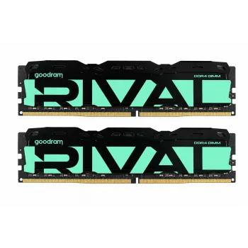 PC atmintis DDR4 Goodram Rival Radiant 32GB (2x16GB) 3200MHz CL16 Green